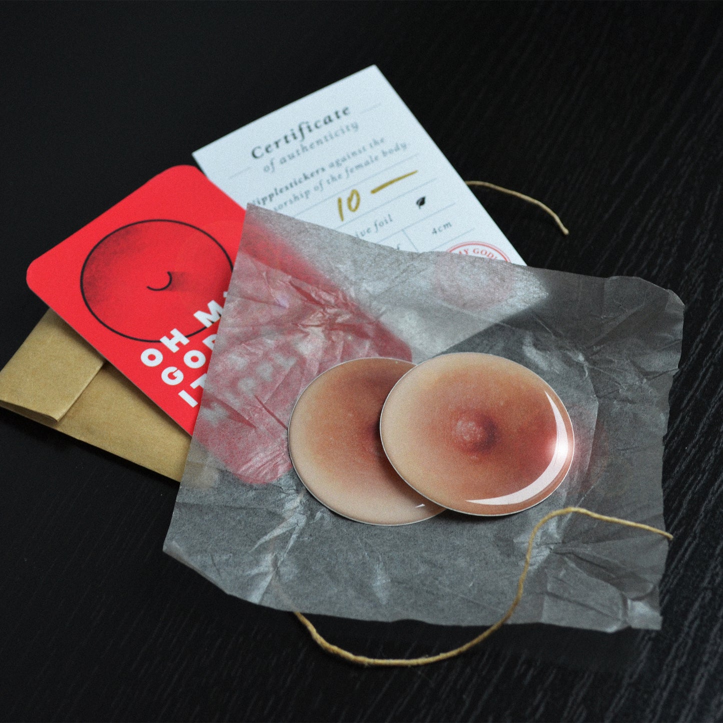 Productfoto of Stickers showing a Nipple.